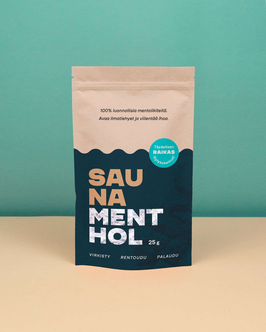 Sauna Menthol - 100% saunajää, mentolikristalli, saunatuoksu